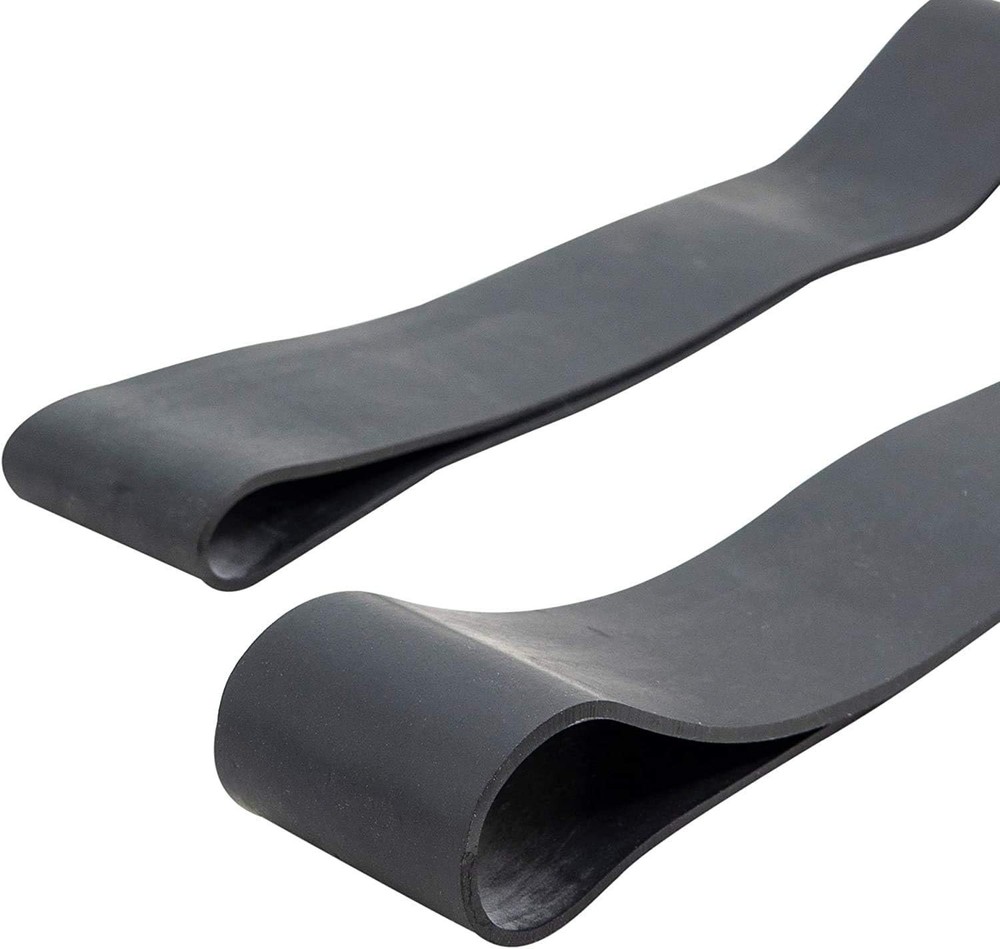 3-Pack Elastic Rubber Helmet Bands for Optimal Security & Organization - Black