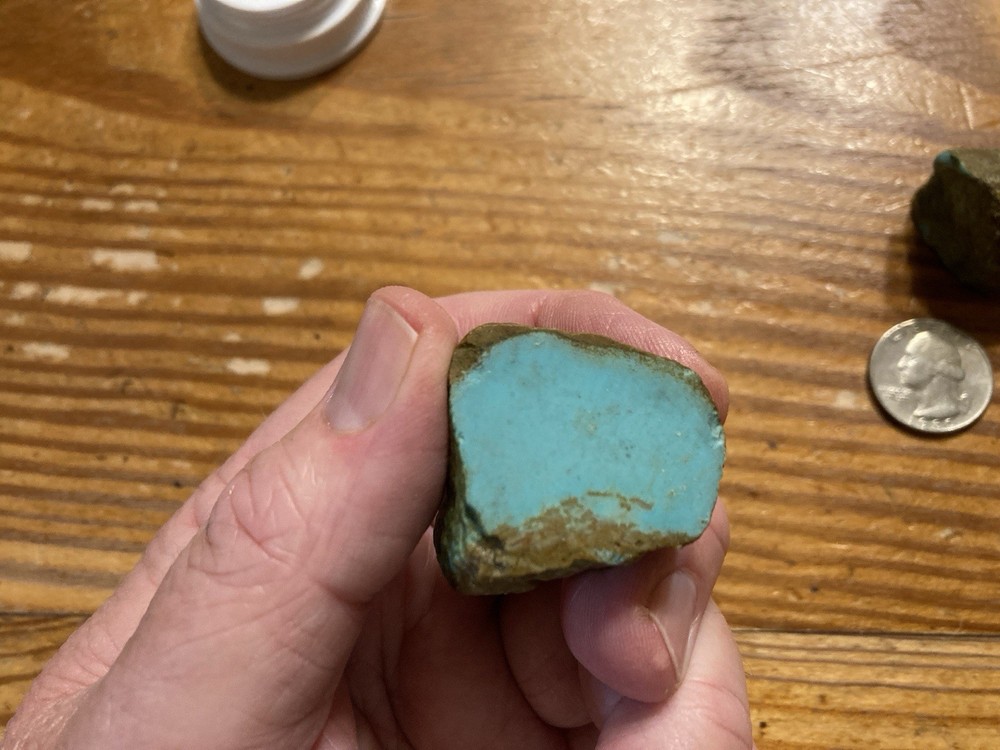 Turquoise Nugget #8 Mine Stabilized 66 Grams Split 330 Carats