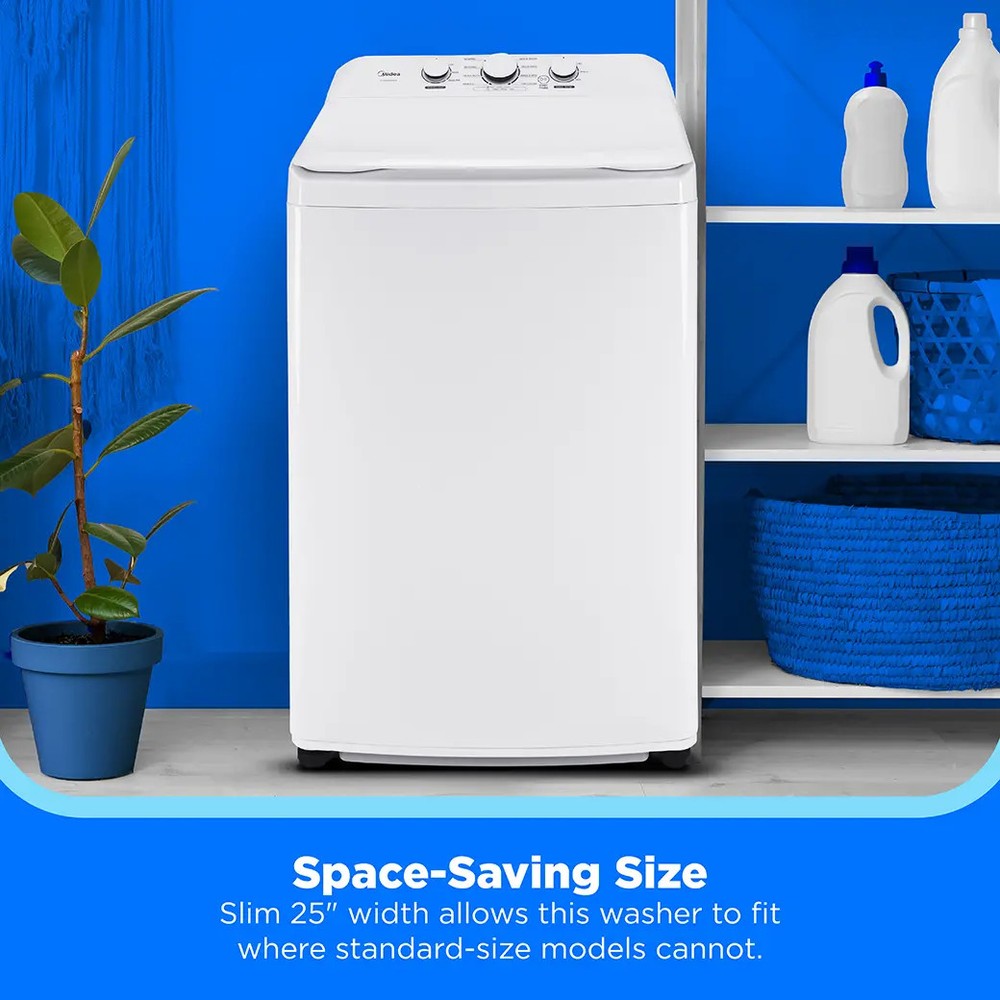 Midea 3.9 Cu. Ft. Top Load Washer - White