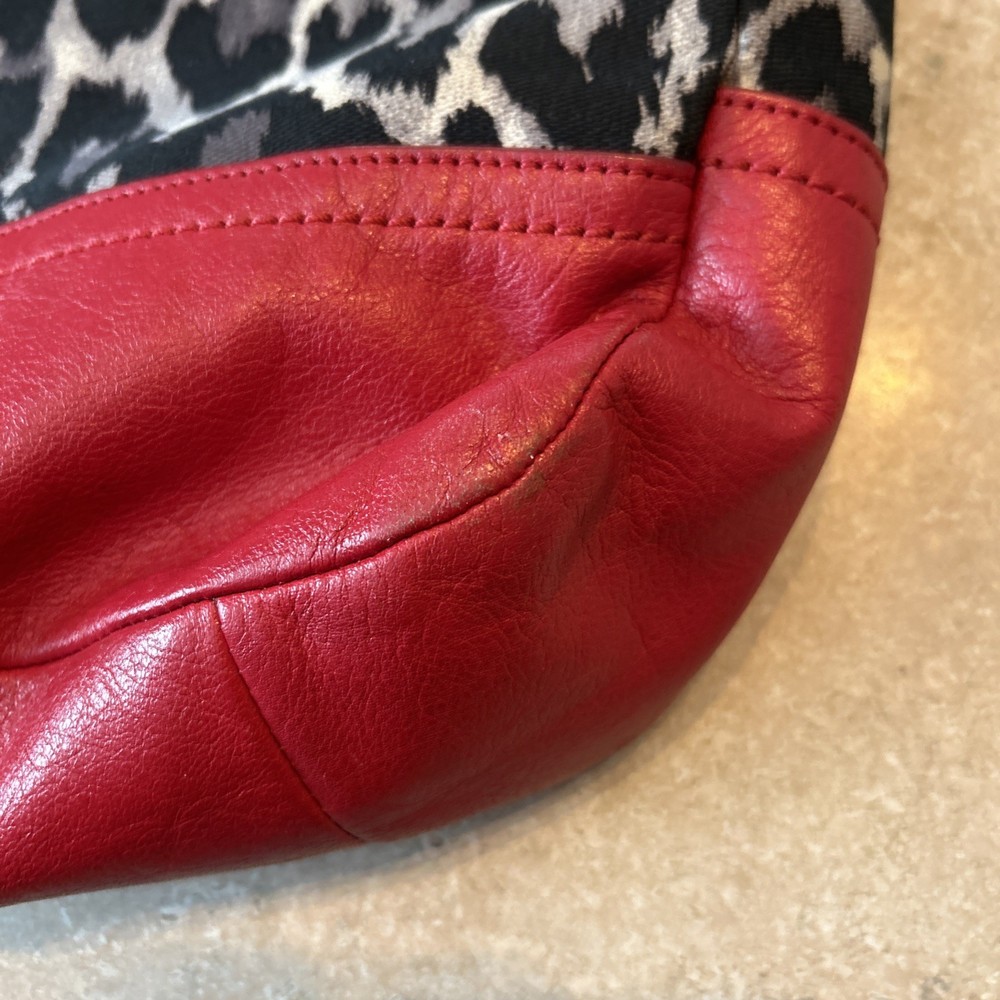 Coach Purse Red chia print