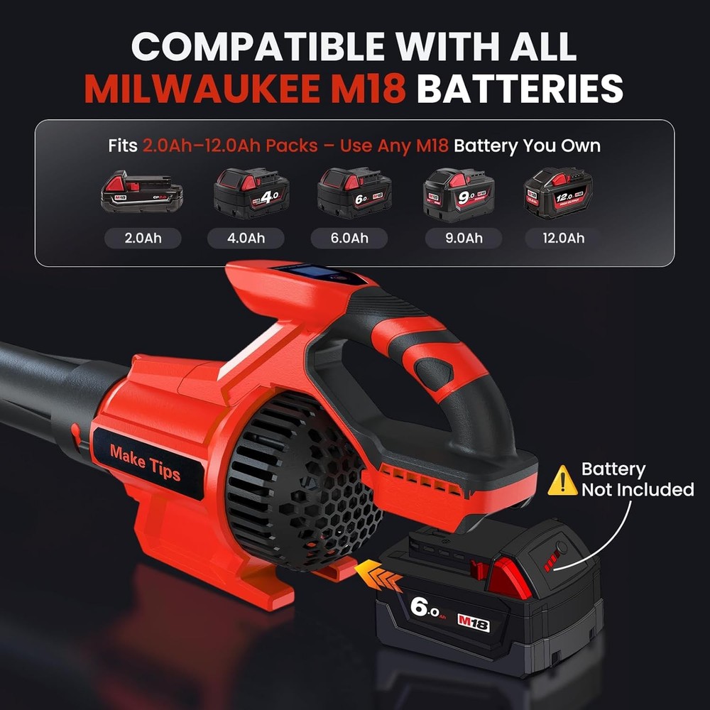 Cordless Leaf Blower for M18 Battery Brushless Tool