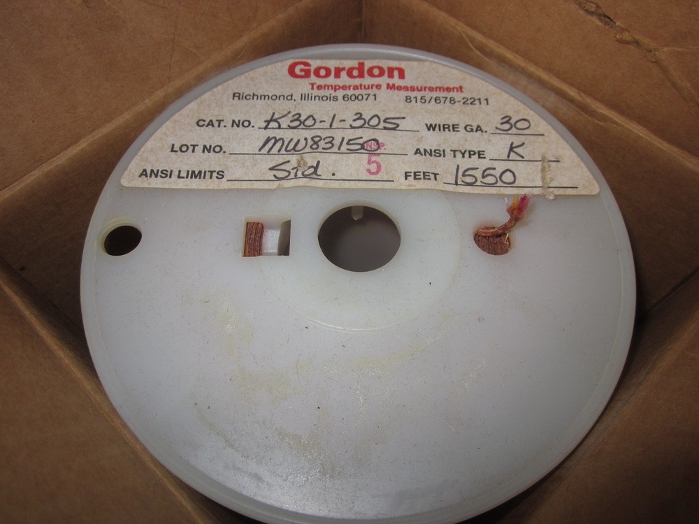 Thermocouple Wire type k30-1-305