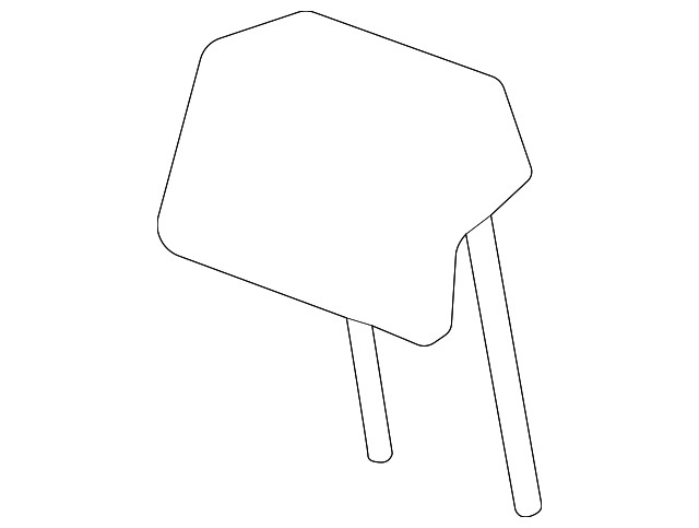 Genuine GM Headrest Center 86557534