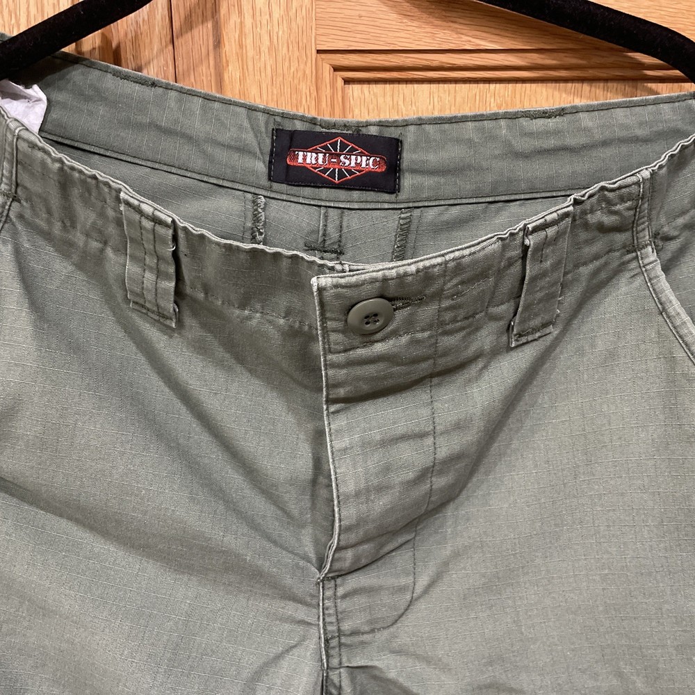 TRU-SPEC Small-Regular Tactical Response Uniform Pants OD Green Button Fly 31x32