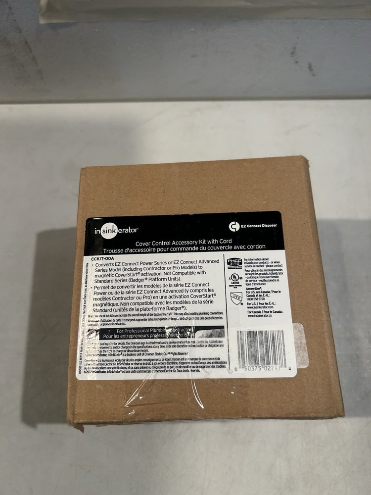 CCKIT 00A Insinkerator Cover Control Accessory Kit with Cord New OEM