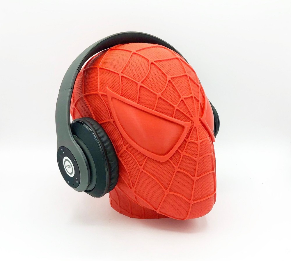 Spider-Man Headphone Head - 3D Printed Headphone Stand Bust