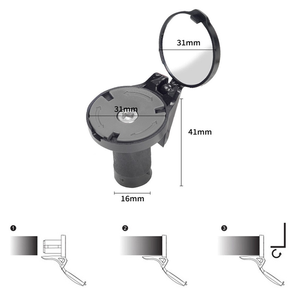 High Quality Rear View Mirror for Handlebars An Essential Accessory for Bikers