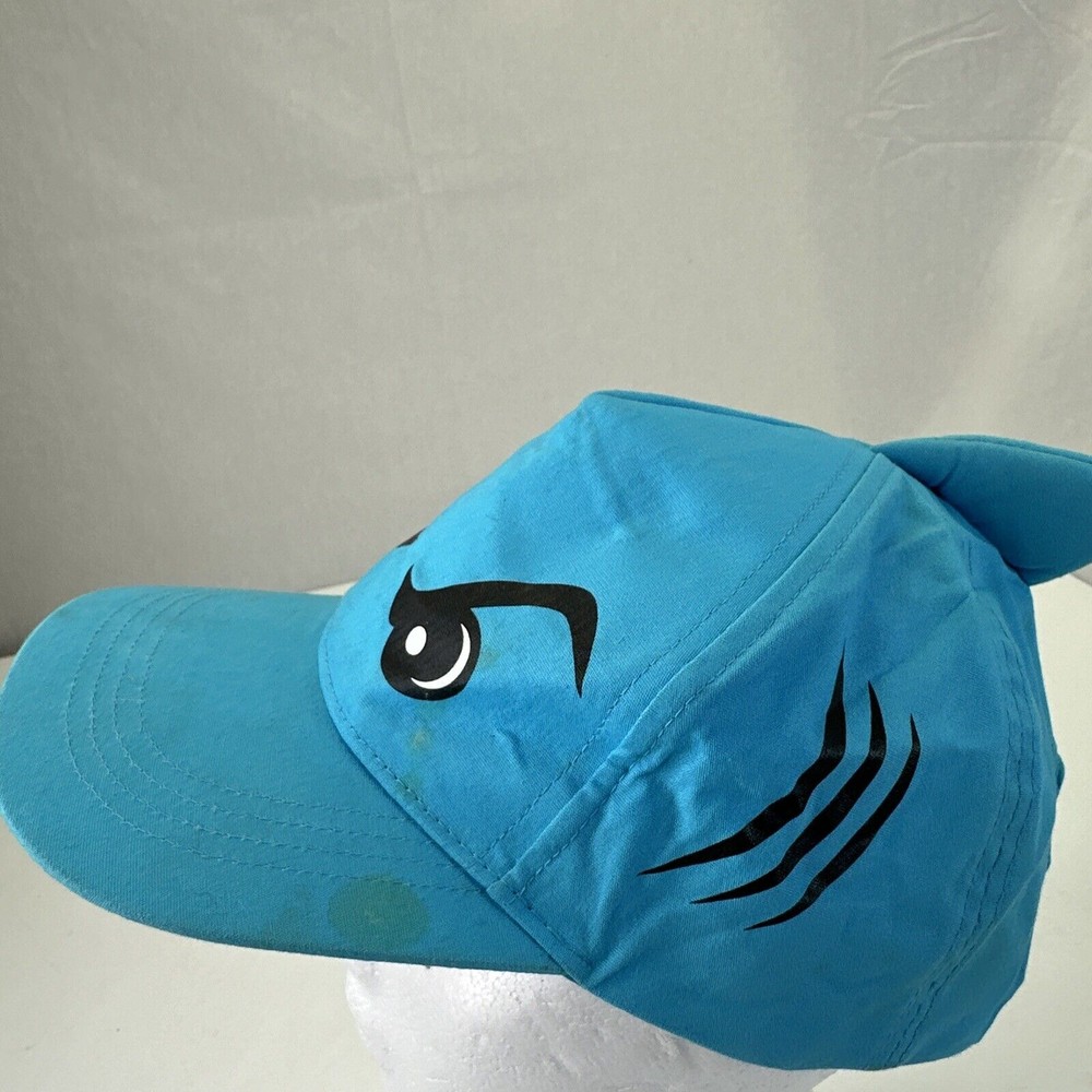Blue Shark Kids Ball Cap Hat Snapback Baseball