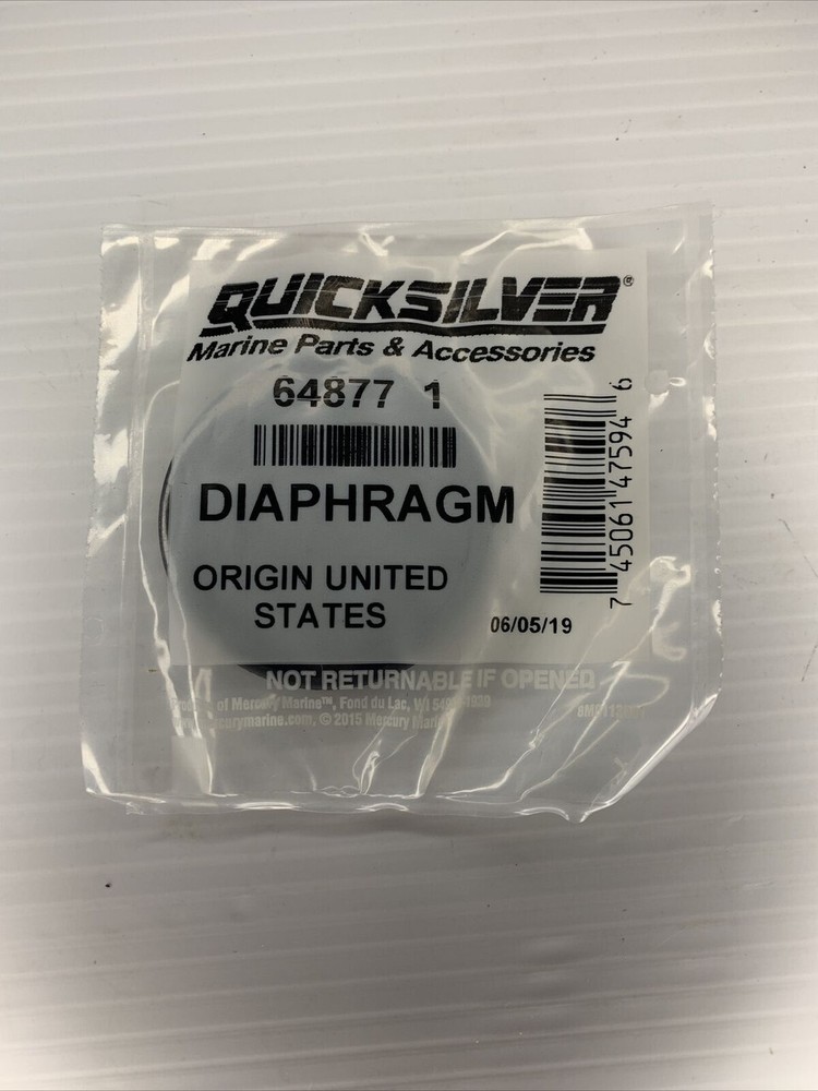 Quicksilver/Mercury Diaphragm 710-64877 1