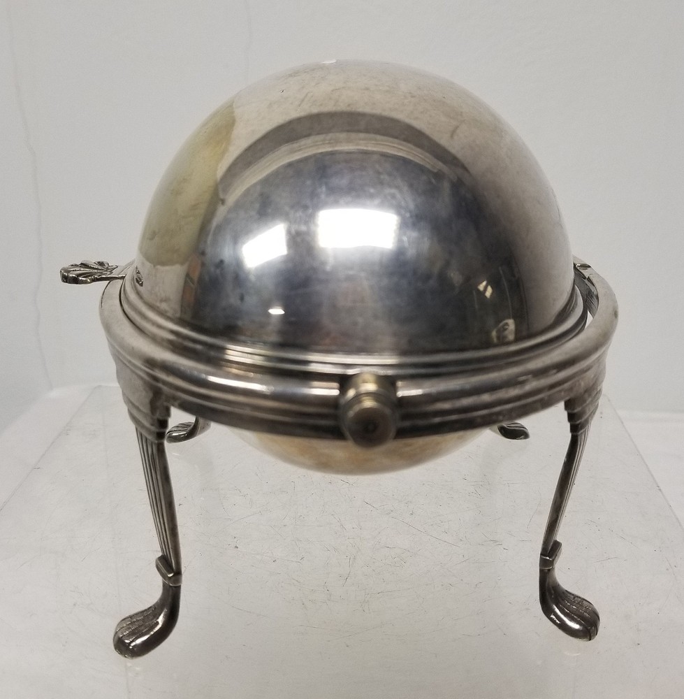 Antique Birmingham Englang Silver Plate Tureen Covered DIsh Ellis Barker