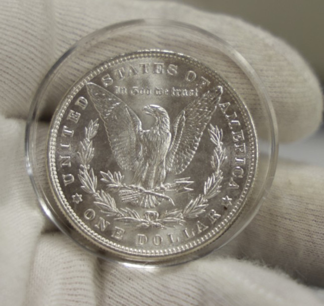 1886 US Morgan Silver Dollar $1 Unc