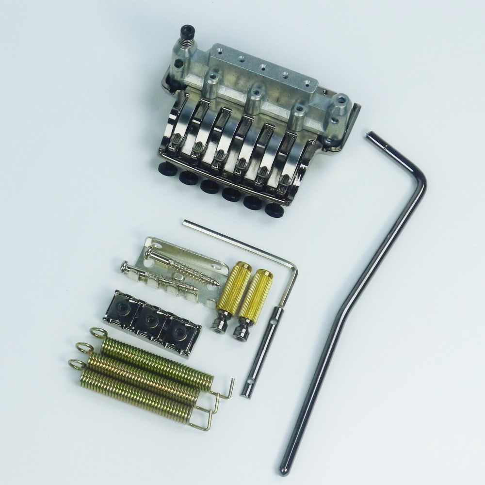 iB Edge Chrome Silver Floyd Rose Treble Bridge