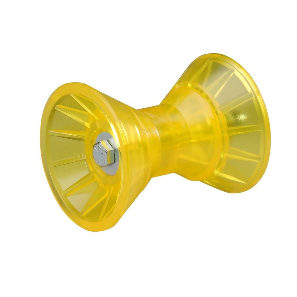 Tie Down 86143 Boat Trailer Bow Roller Assembly with End Bells, 3" x 1/2" Amber