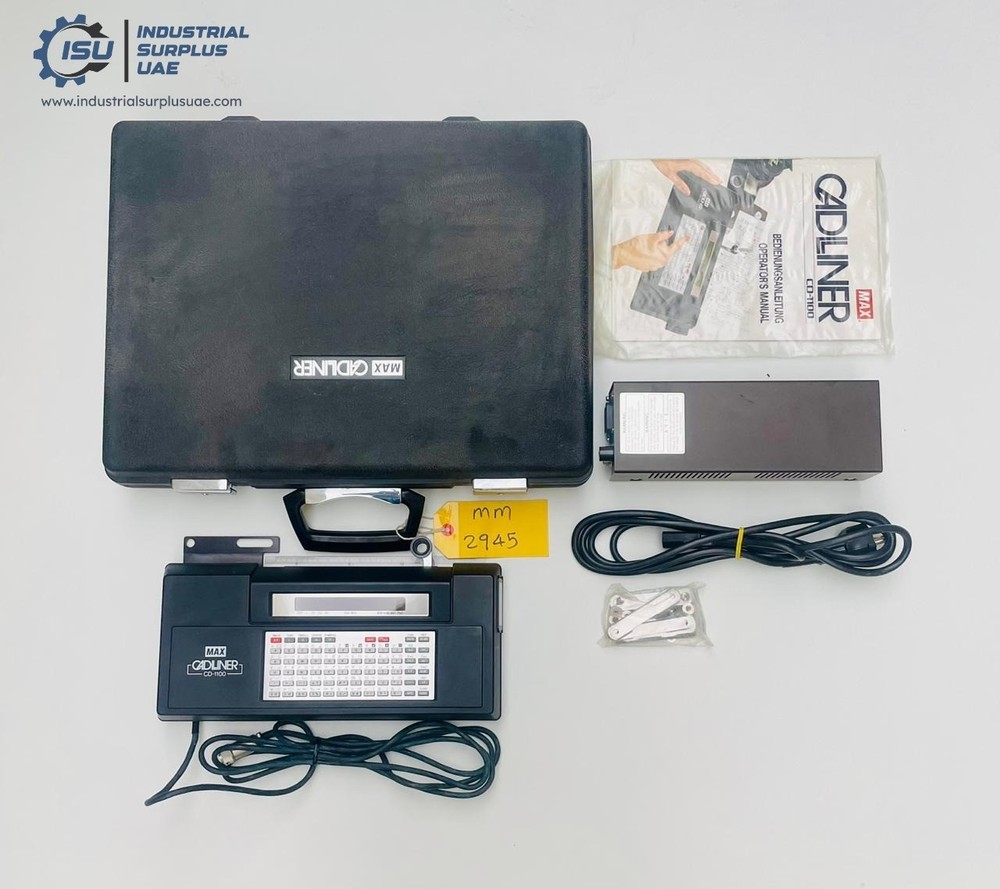 Max Cadliner CD-1100 Automatic Lettering Machine Drafting Tool 220 VAC