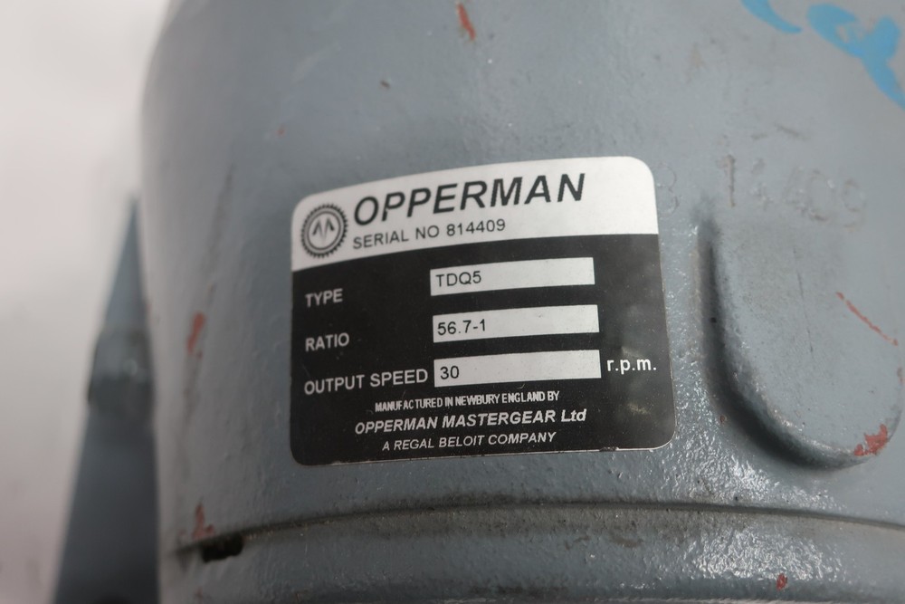 Opperman TDQ5 Inline Gear Reducer 56.7:1