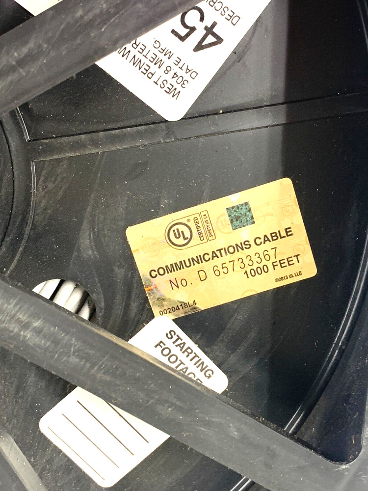 WEST PENN WIRE COMMUNICATIONS CABLE SPOOL