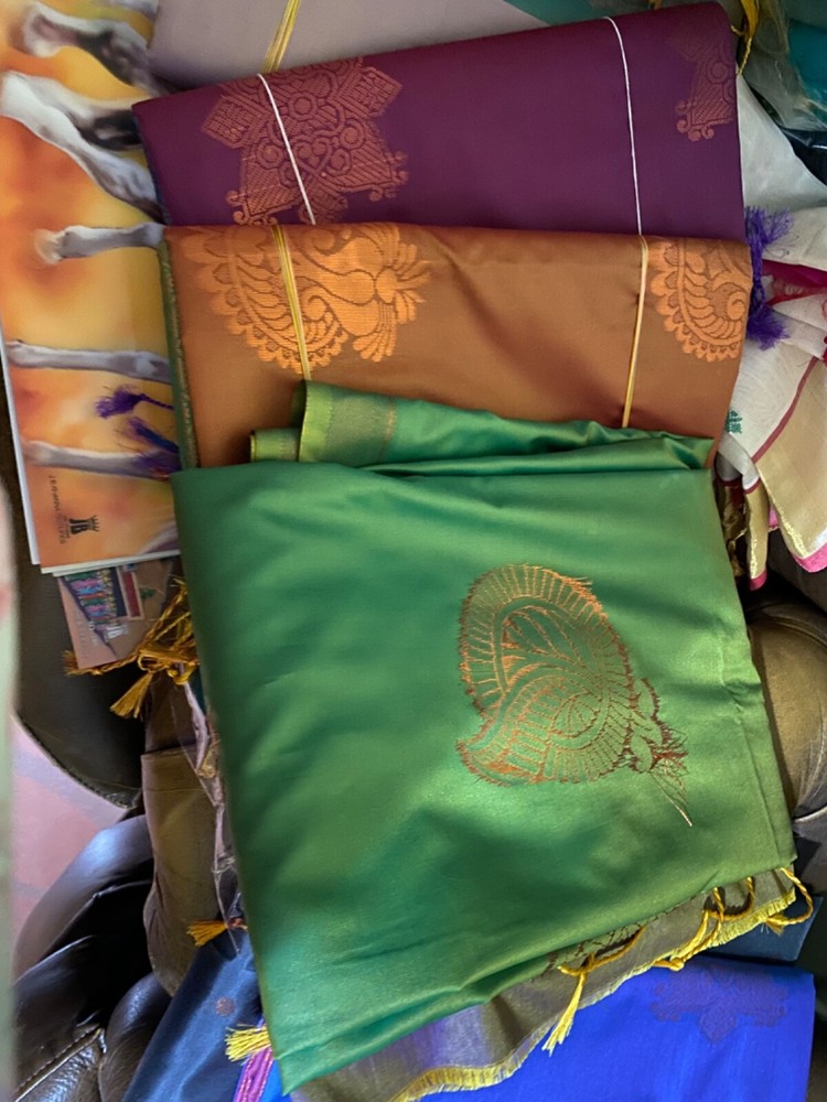 Indian soft silk sarees