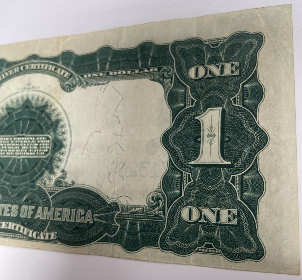 1899 $1 US SILVER CERTIFICATE LARGE NOTE BLACK EAGLE VERY NICE