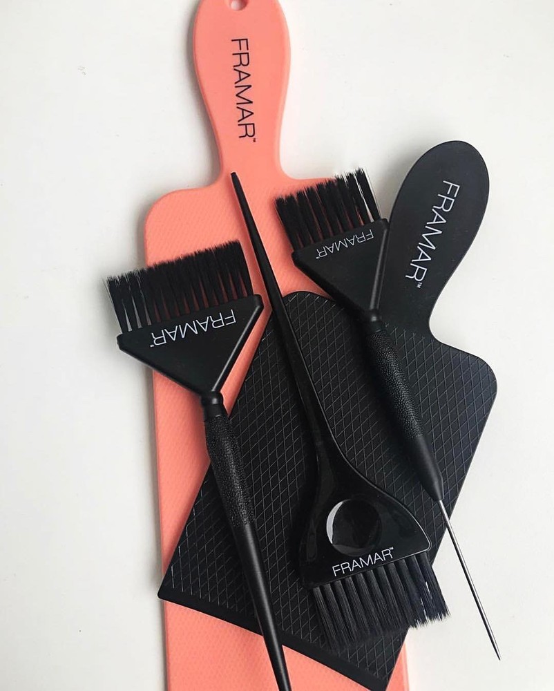 FRAMAR Balayage Board and Paddle Set - Long Short Foil Black/Peach