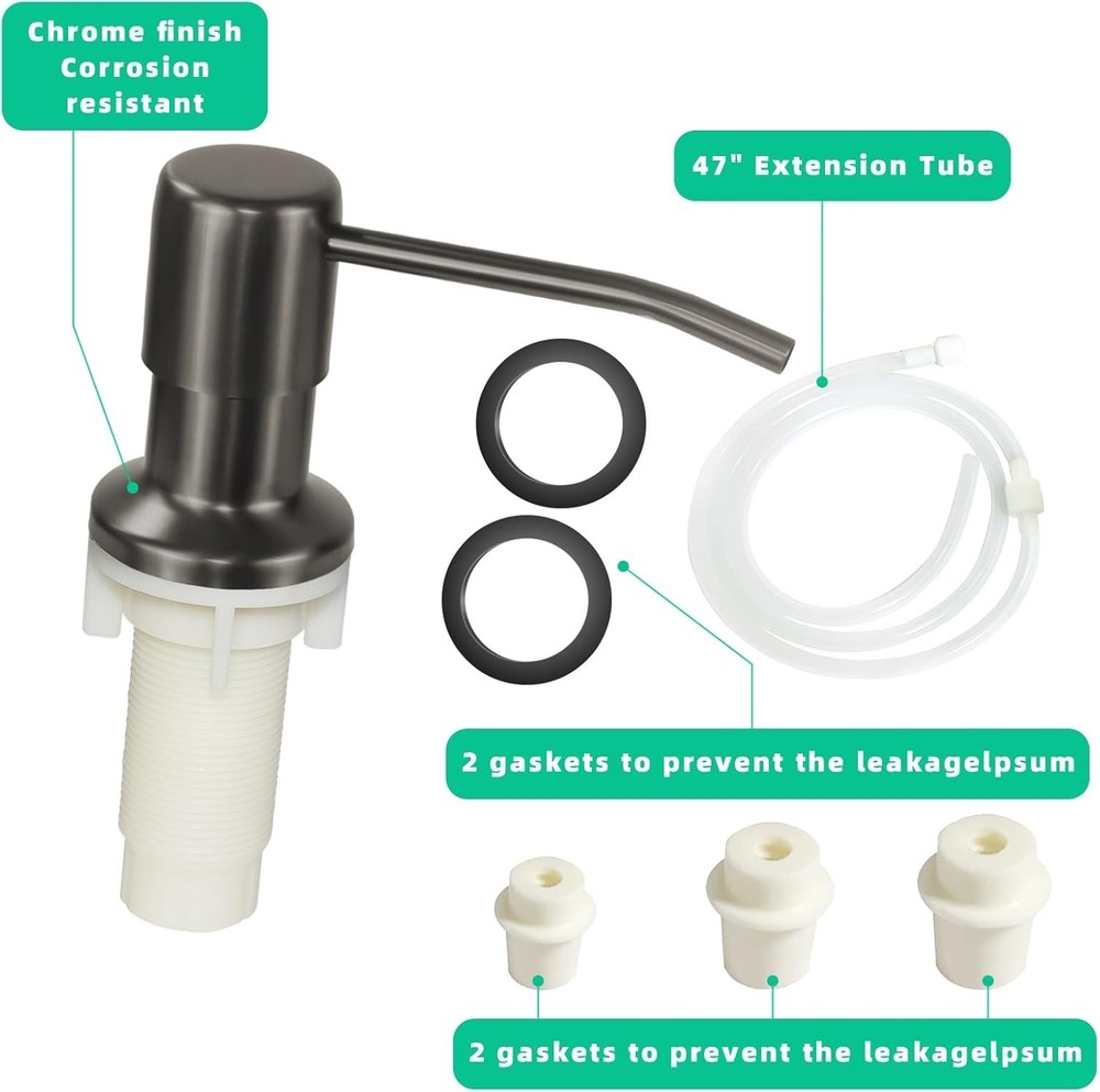Stainless Steel Kitchen Sink Soap Dispenser