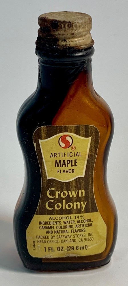 Vintage Crown Colony Maple Flavor 1oz EMPTY