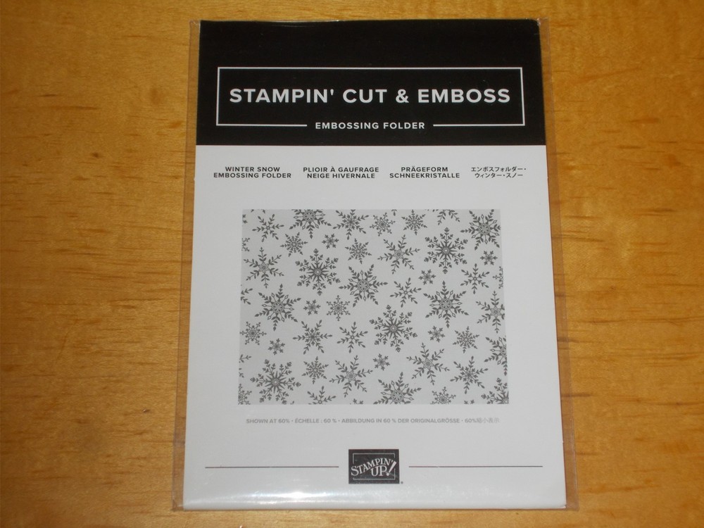Stampin'Up! RAINDROPS  Embossing Folder