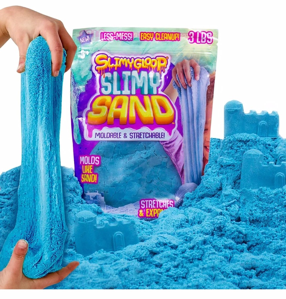 SlimyGloop SlimySand Stretchable Expandable Moldable Cloud Slime Non Stick Slimy