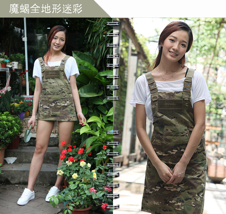 Tactical Unisex Camo Apron