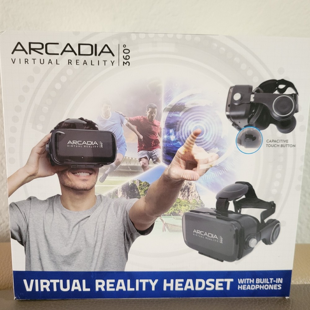 Arcadia 360 Pro Series Virtual Reality Headset - Brand New in Box