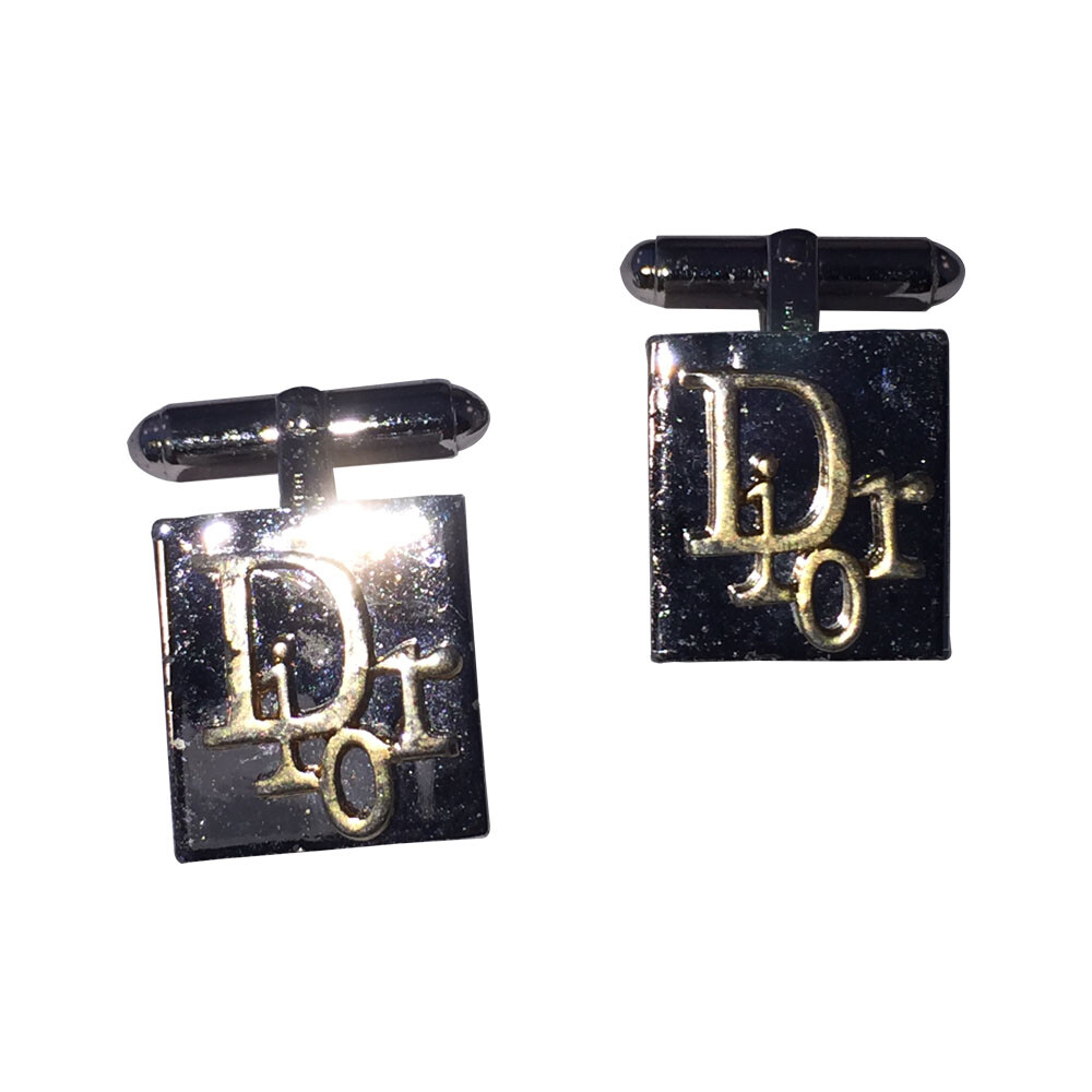 Dior Two Tone Retro Vintage Cufflinks