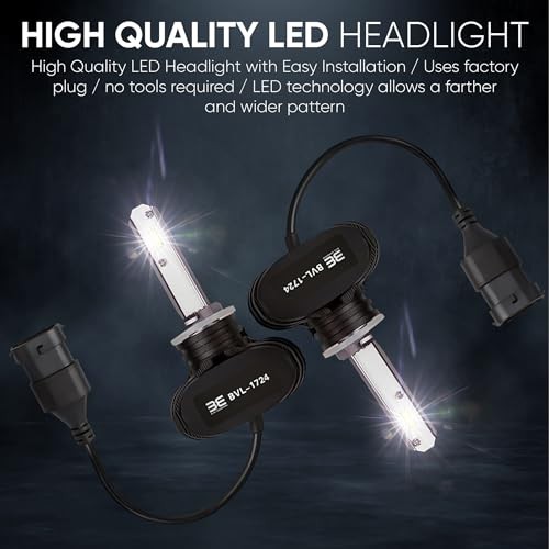 BE LED Head Light Replacement Bulb 2-Pack, Compatible With Certain Polaris