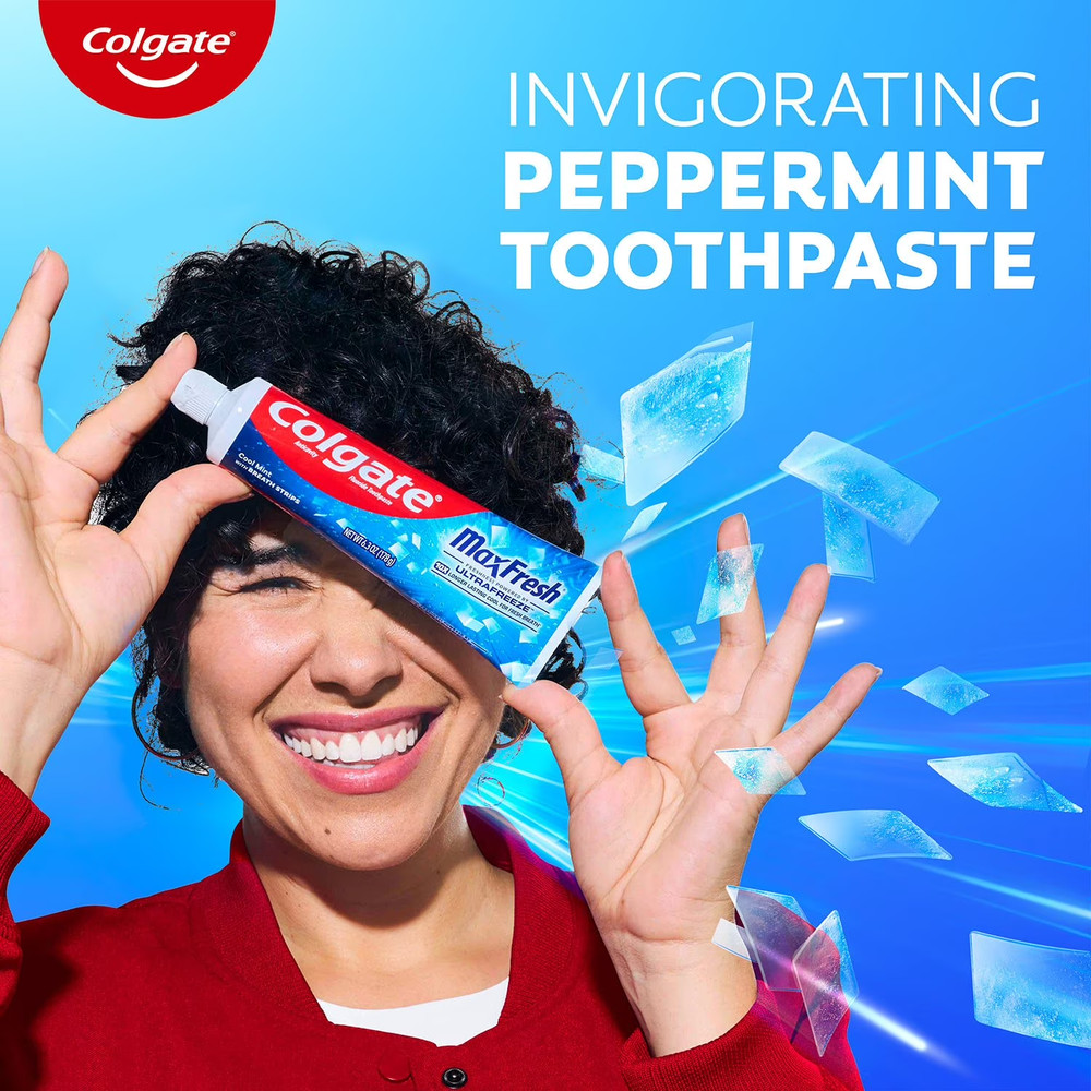 Colgate MaxFresh Toothpaste Cool Mint, 7.3 Oz 5 Pack
