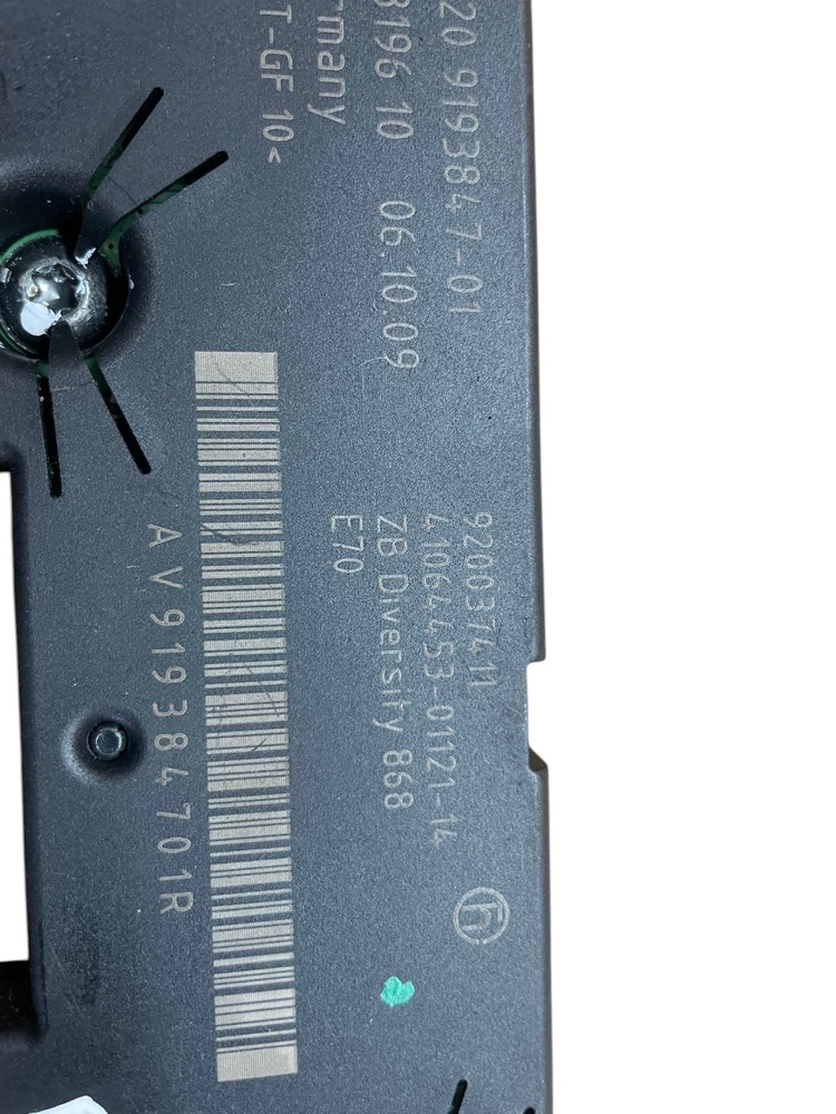 BMW 3 SERIES E93 ANTENNA AMPLIFIER DIVERSITY MODULE 9193847