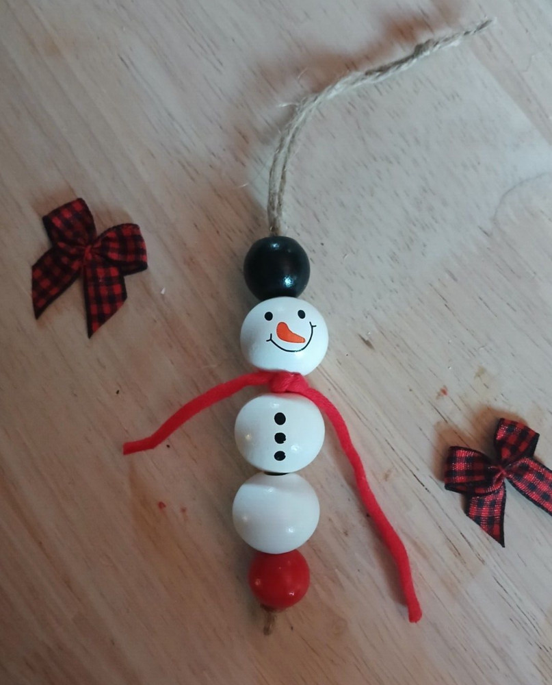 DIY Snowman Ornament Kit