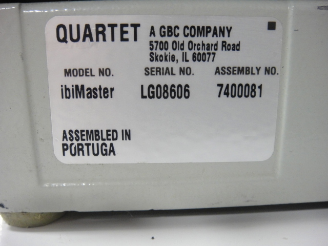Ibico Ibimaster Comb Binder