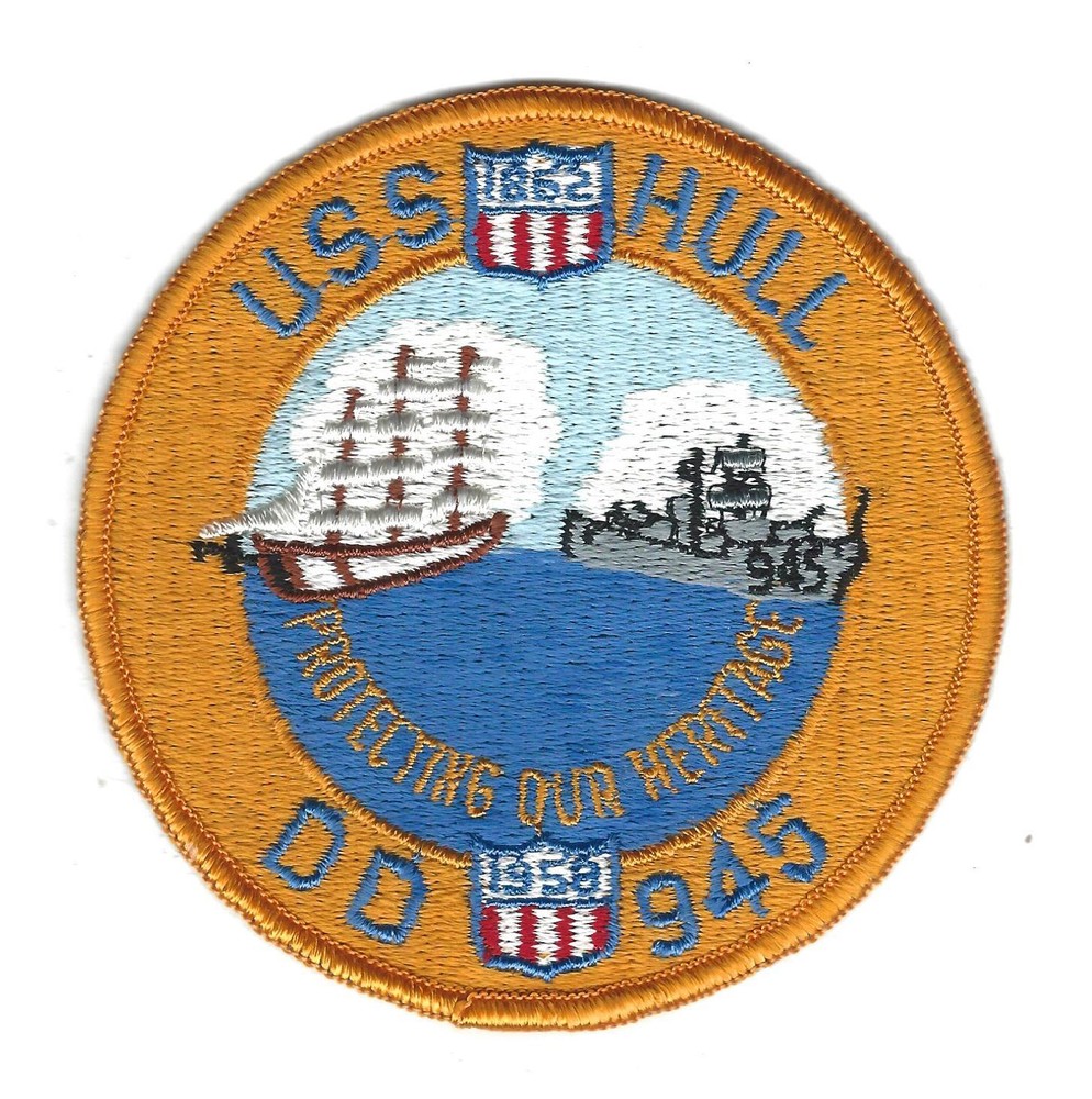 70's-80's DD-945 USS HULL patch