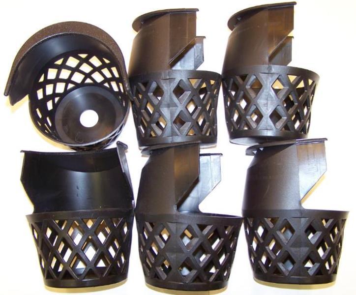 Black Web Drop Pockets - Set of 6 Pool Table Pocket Liners