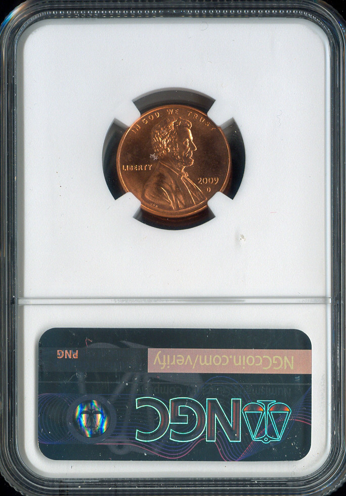 2009-D Professional Life Lincoln Cent NGC MS67 RD Quality
