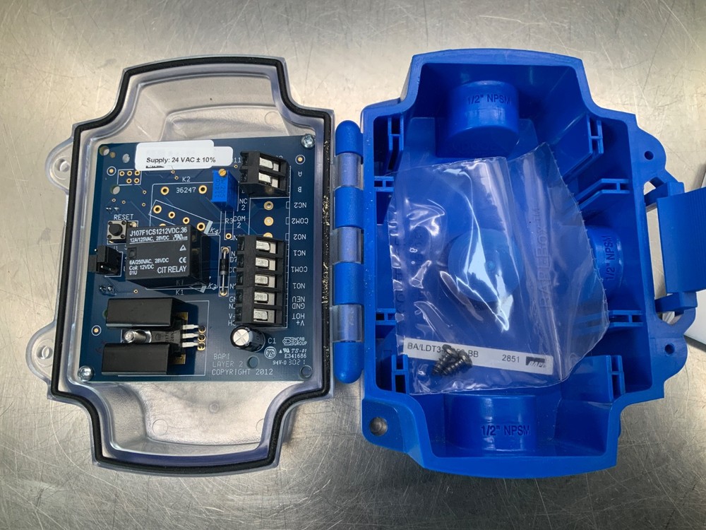 BAPI BA/LDT#-RR50-BB Water Leak Detector 5 amp relays