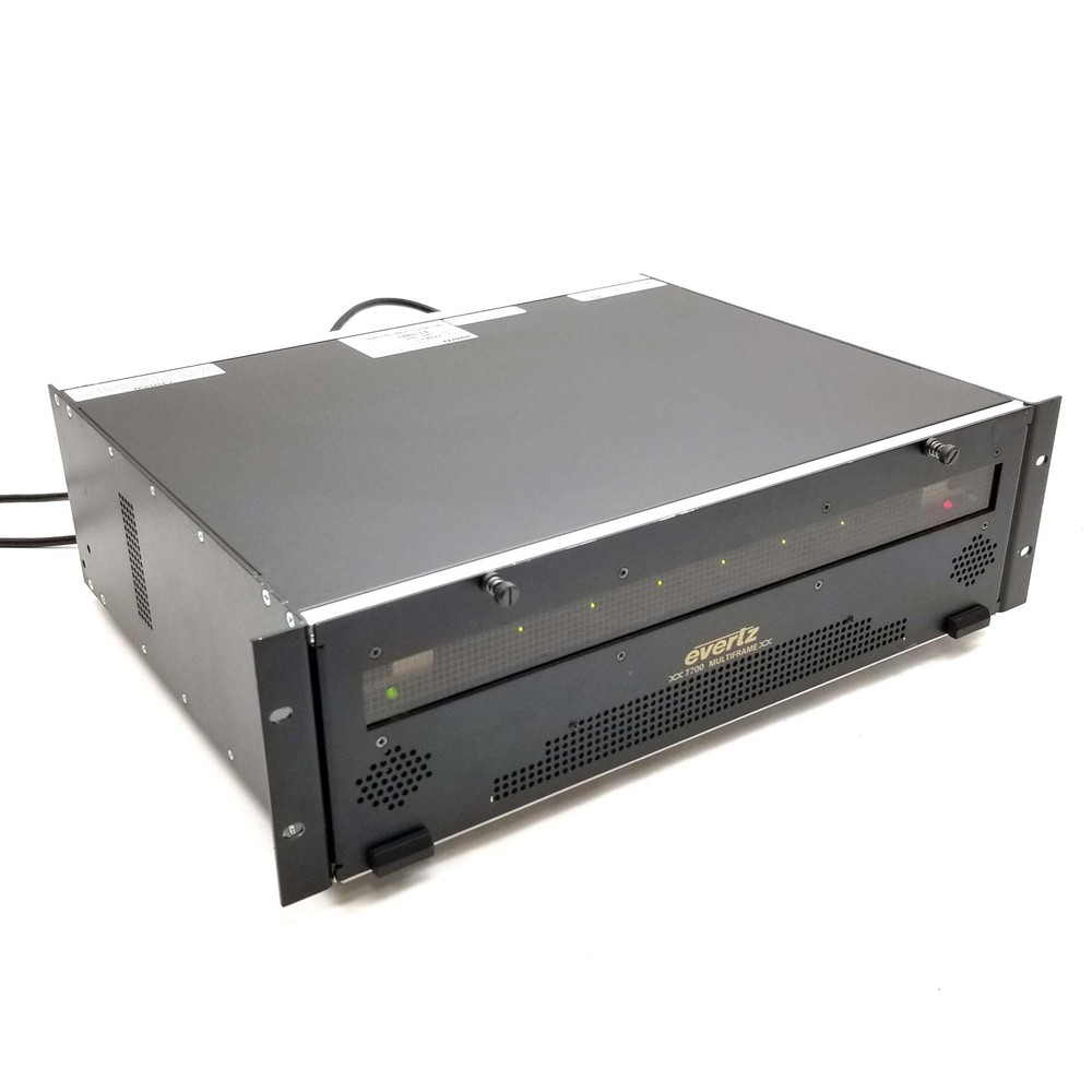 Evertz 7700FR-C Compact Distribution Frame w/7700/7746 Modules, Frame Controller