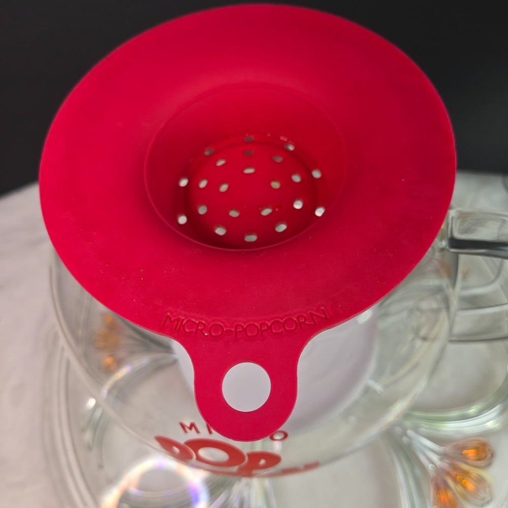 Laroma Micro-Pop Microwave Glass Popcorn Popper 3 Quart
