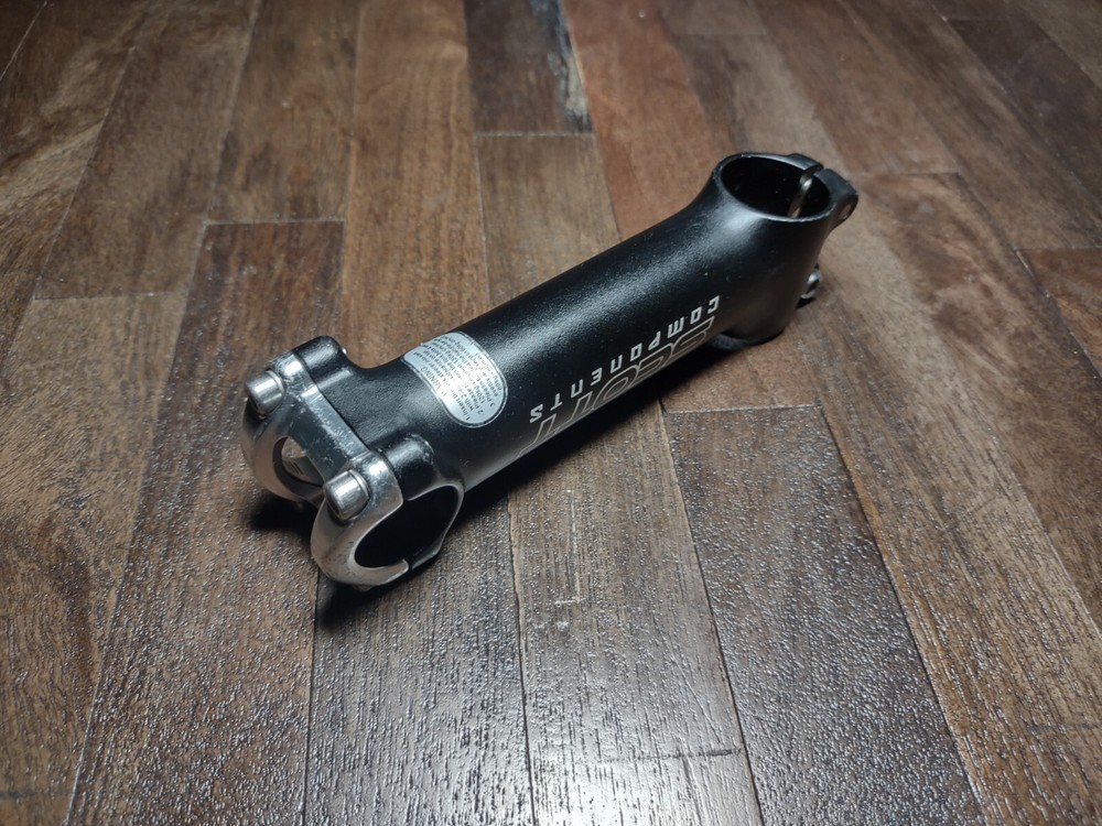 Scott Components Threadless AL Stem, 125mm, 25.4mm, Black