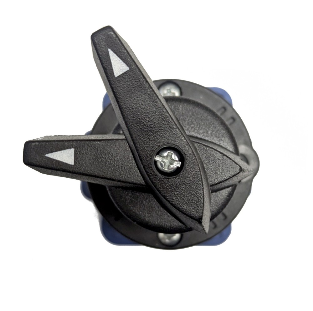 Kraus & Naimer CA25s 30A switch, panel mnt, 2-position 60° 6-pole, customizeable