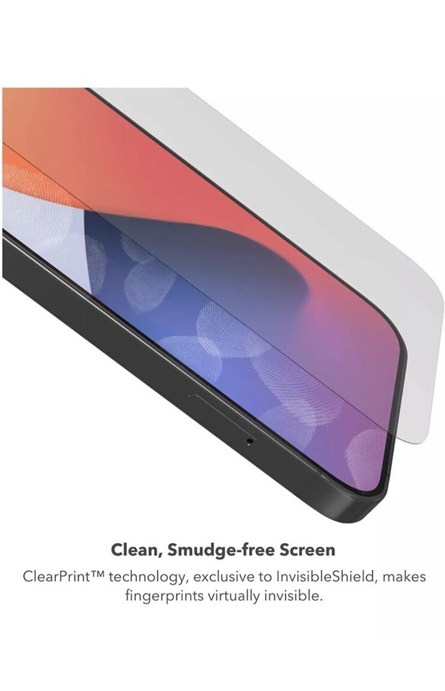 ZAGG Shield Elite VisionGuard Screen Protector iPhone 12 /13/14/15 Pro Max