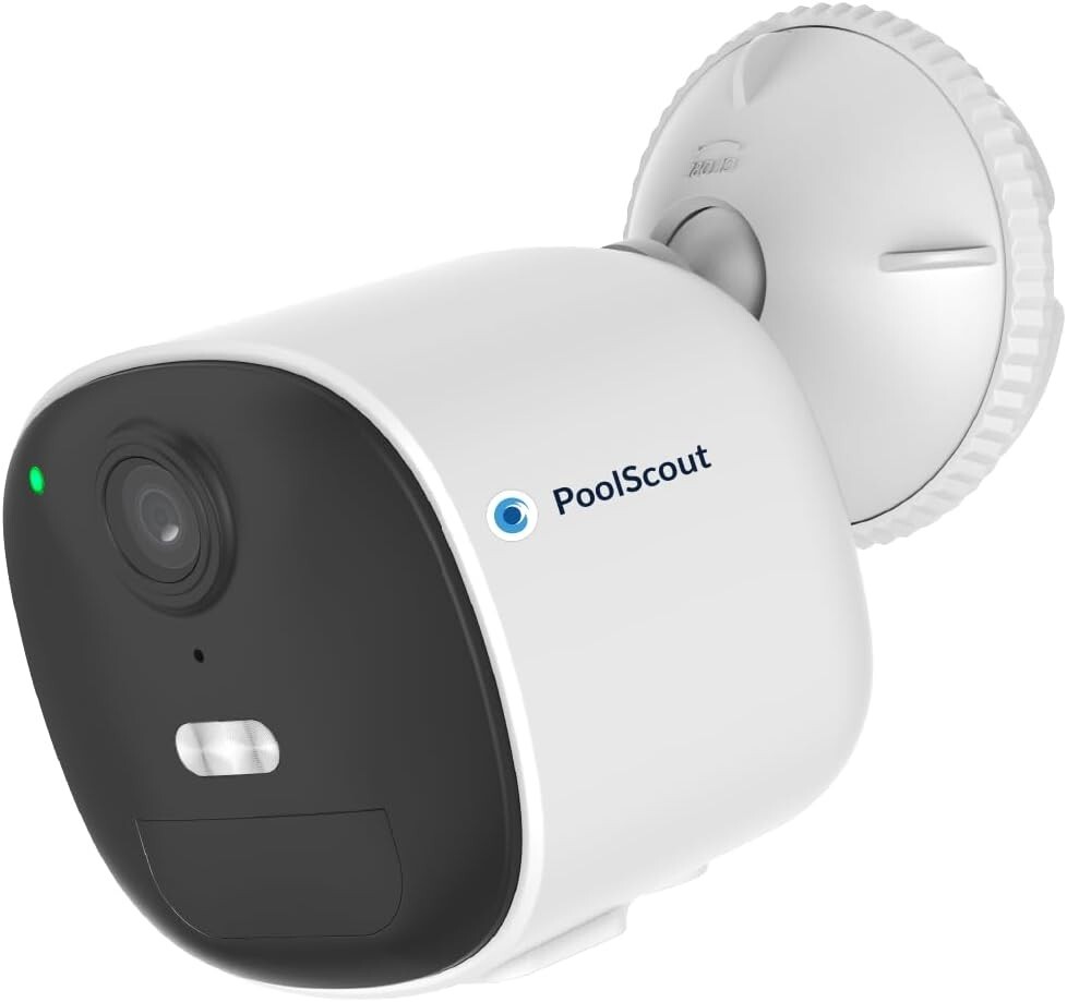 PoolScout: Wireless Pool Security Camera, Battery & Solar, Drowning , Open box