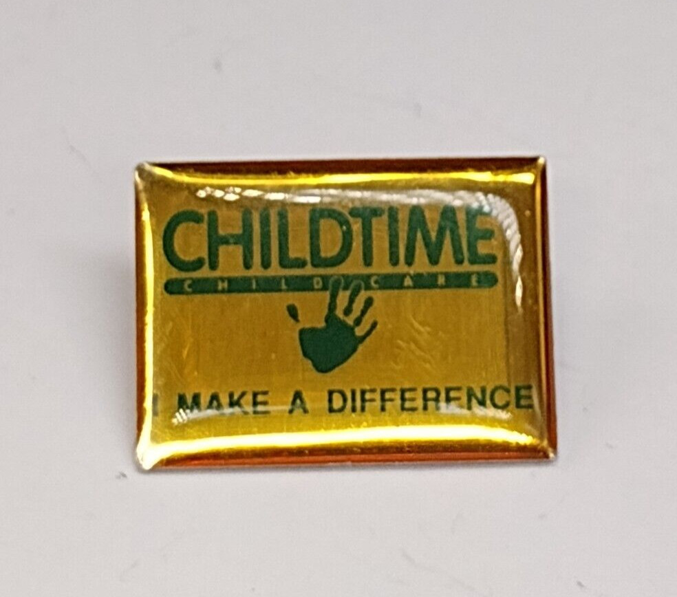 Childtime Make A Difference Child Care Lapel Pin