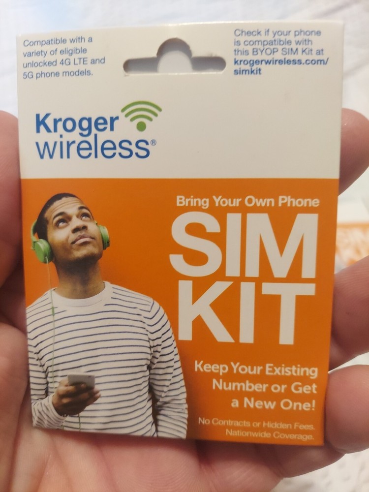 7 Kroger Wireless BYOP SIM Cards