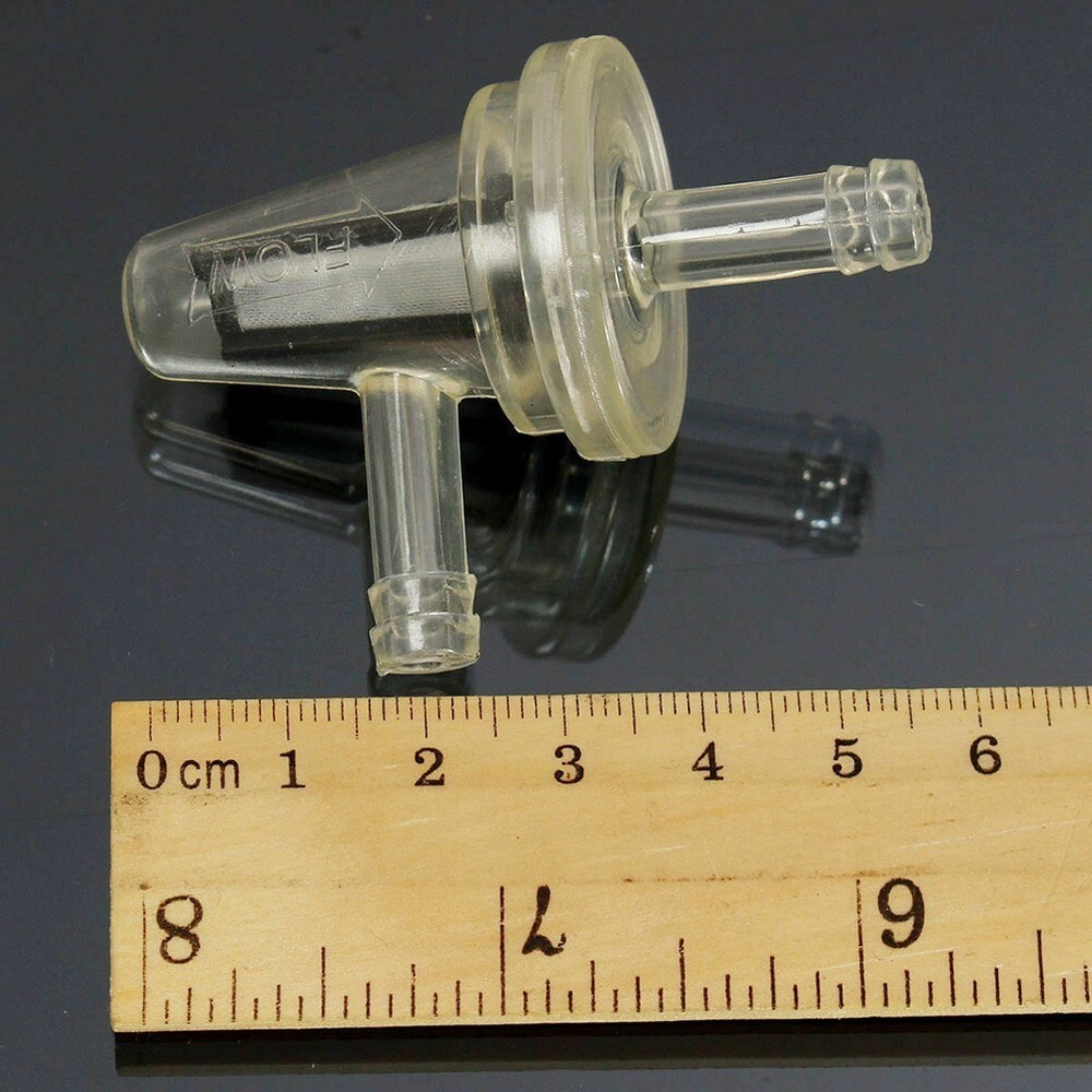 Motorcycle Right Angle 90?? Fuel Filter Plastic Replacement 6cmX3cm