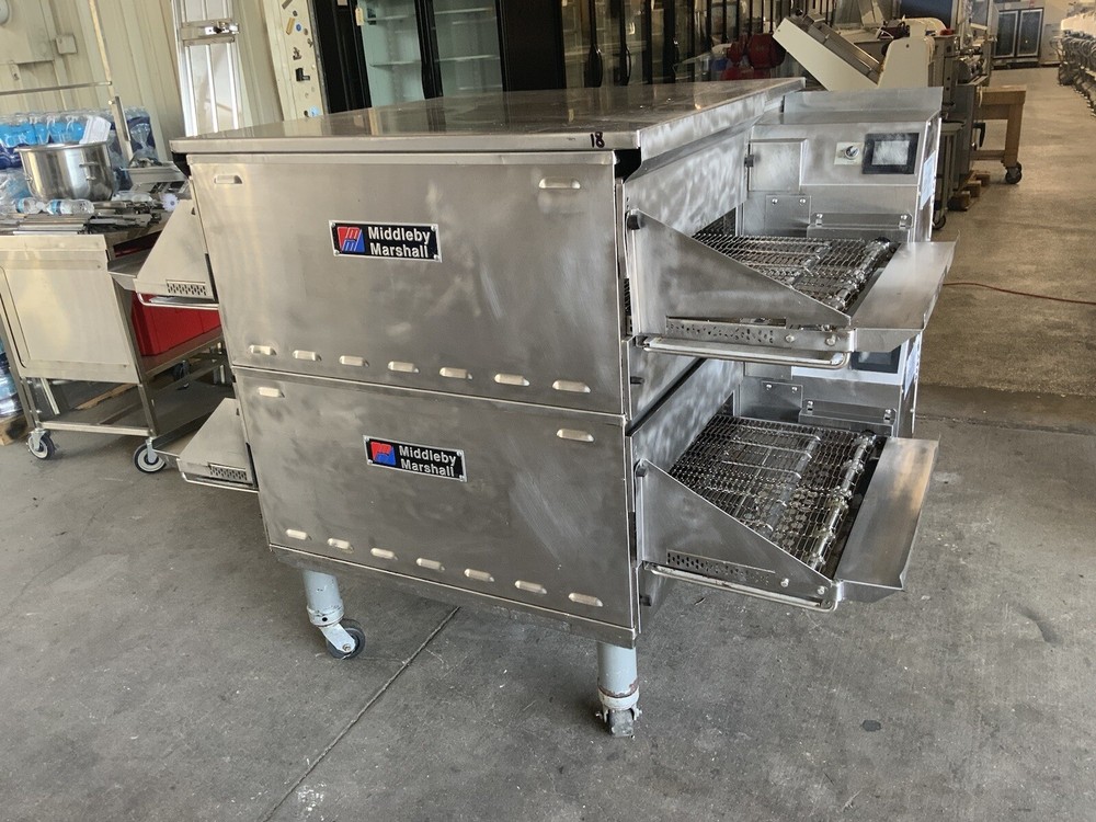 2018 Middleby Marshall PS638G Gas Conveyor Pizza Oven Double Stack WOW2 Kitchen