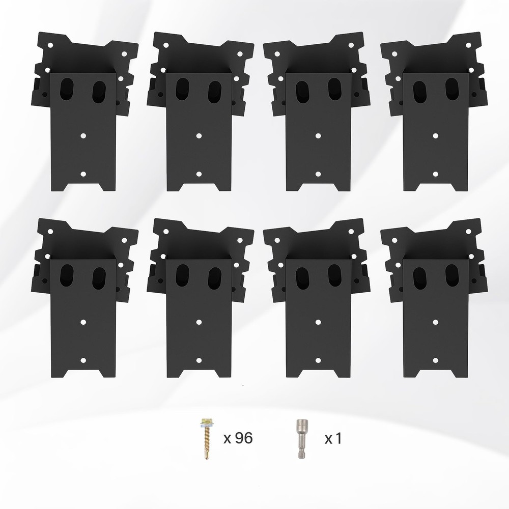 Deer Blind Brackets, Outdoor 4 x 4 Platform Bracket,(8 Pack)